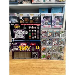 COMPLETE BITTY MULTIPACK SET NBC Disney Funko Pops W/ ALL 4 MYSTERY CHASES Movie